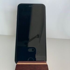 Wooden phone holder